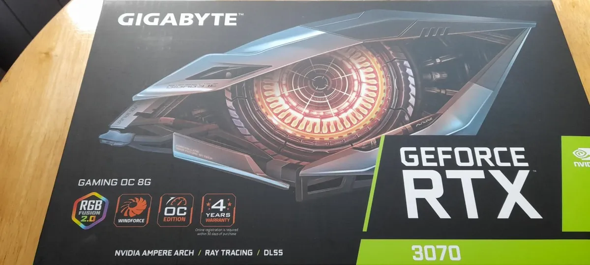 Nvidia Gigabyte 3070 *NEW* - Image 1