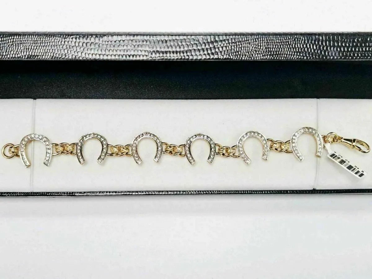 9K Gold horseshoe Bracelet 9CT - Image 1
