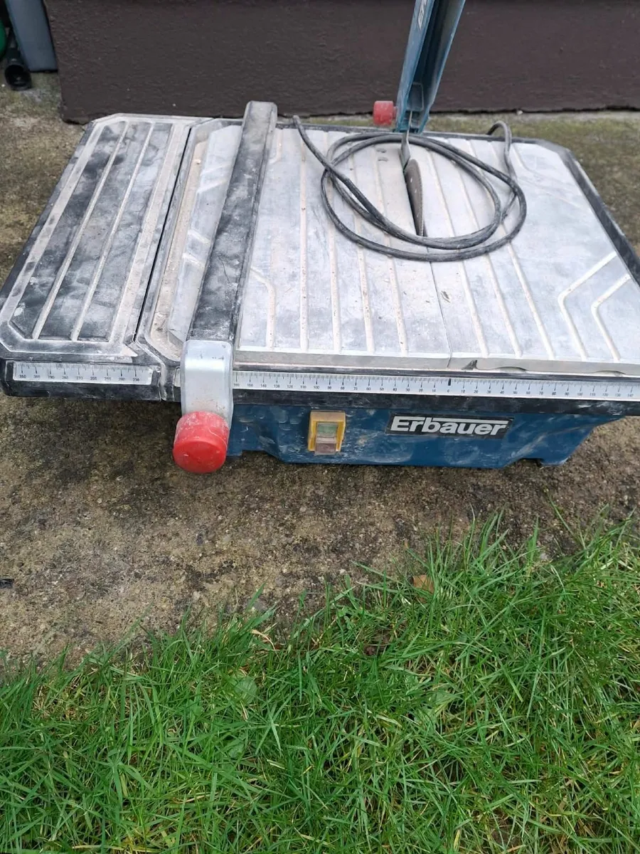 erbauer wet tile cutter - Image 2