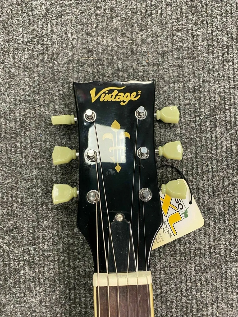 *NEW* Grey Vintage V100 Electric Guitar - Image 2