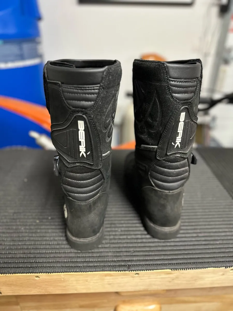 Berik motorcycle boots and Dainese Springbok pants - Image 3