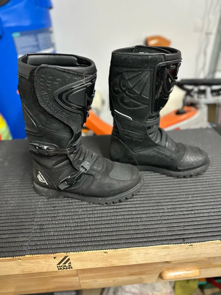 Berik motorcycle boots and Dainese Springbok pants - Image 1