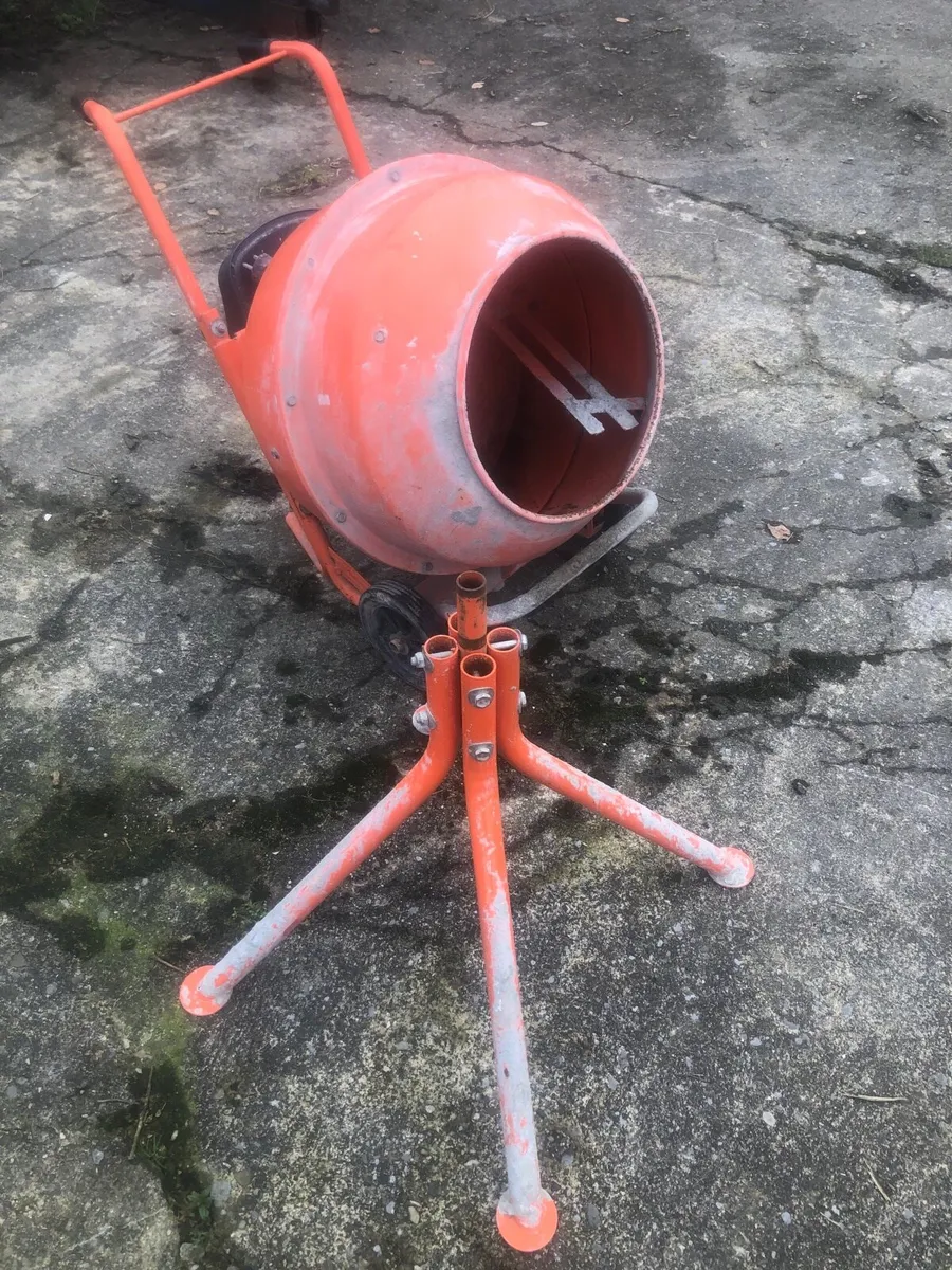 vice and cement mixer, bench grinder - Image 3