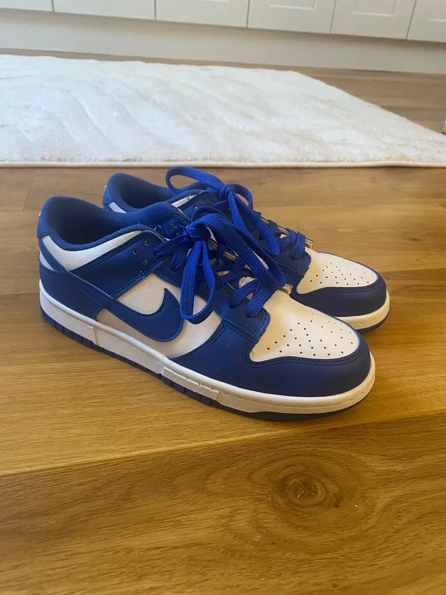 Blue/White Nike Dunks - Image 1