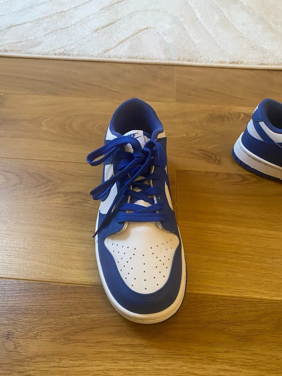 Blue/White Nike Dunks - Image 4