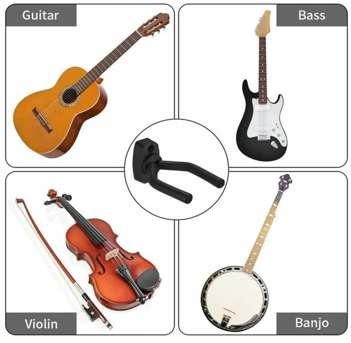 Guitar Wall Mount Hanger - Image 3