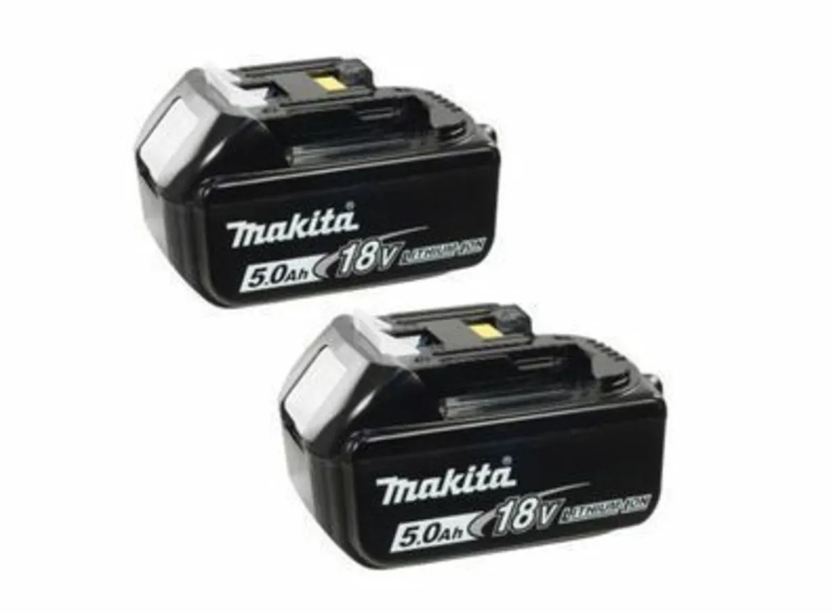 Makita BL1850 x2 18V 5Ah Li-ion Genuine Battery