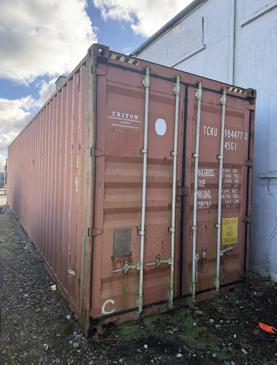 40ft Container **Online Auction** - Image 1