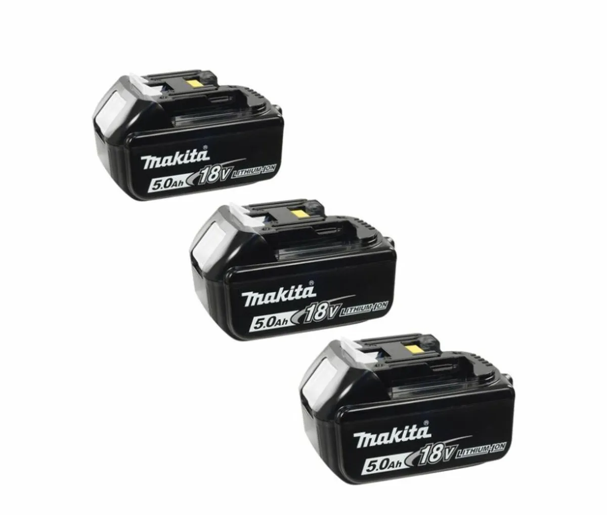 Makita BL1850 18V 5.0Ah LXT Lithium-Ion Battery x3