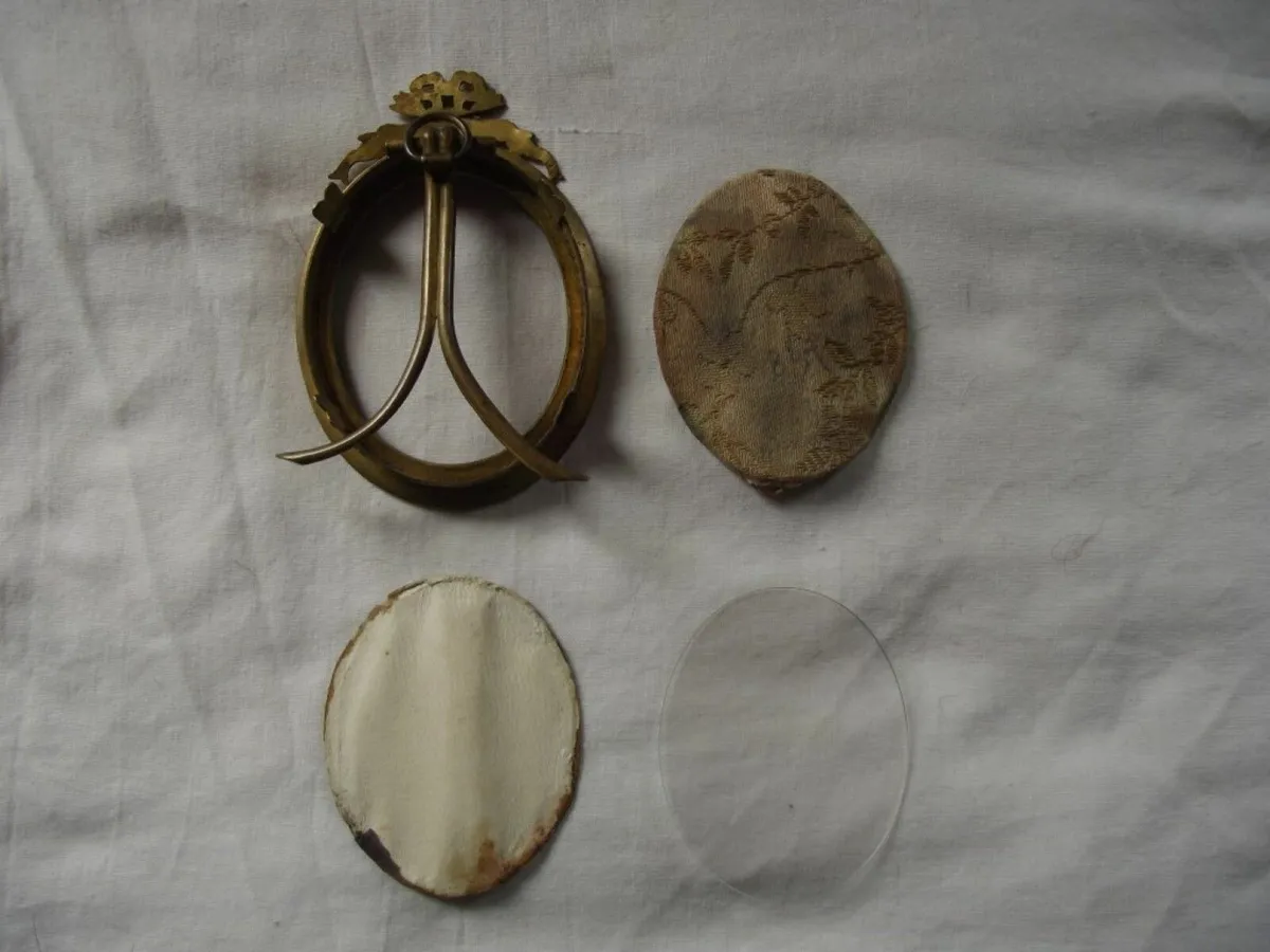 Miniature W/colour Portrait  Louis XVI - Ca 1800's - Image 3