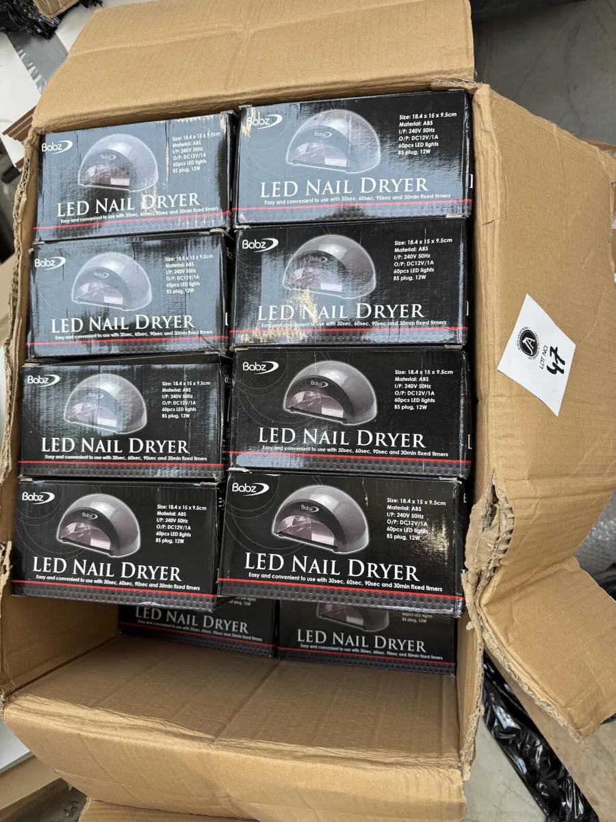 20x Babz LED Nail Dryers **Online Auction** - Image 1