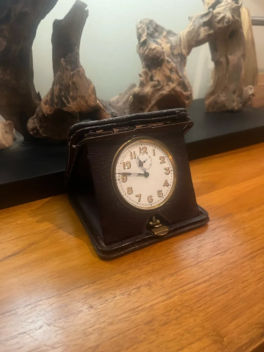Antique Swiss Travel Clock - Image 2