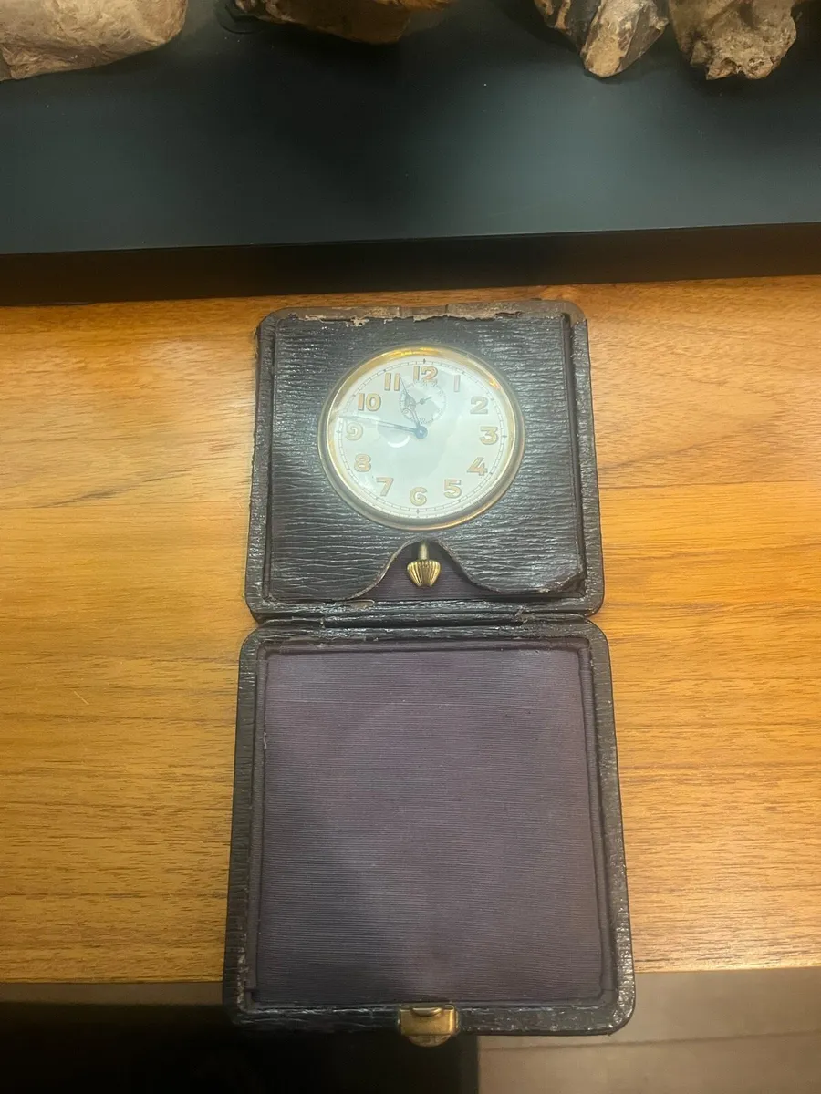 Antique Swiss Travel Clock - Image 4