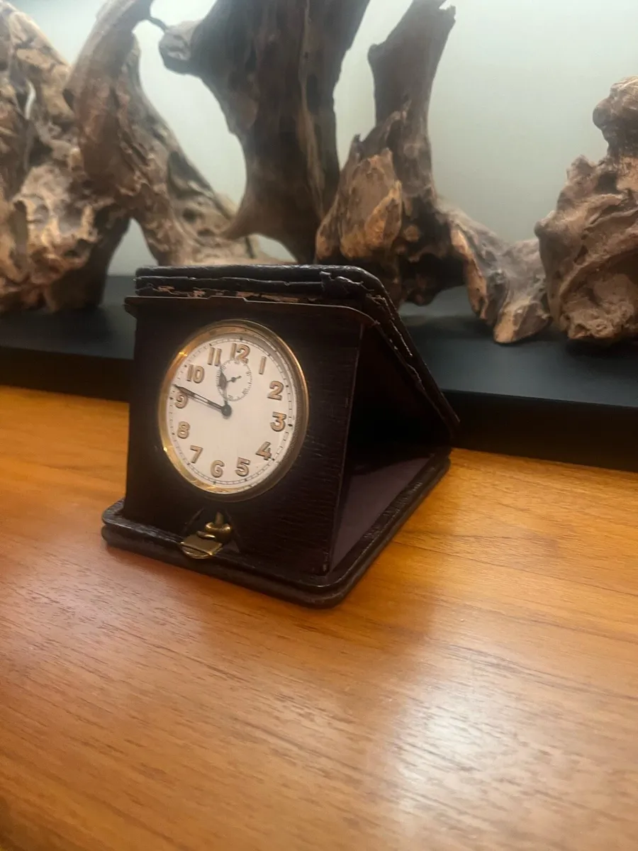 Antique Swiss Travel Clock - Image 3