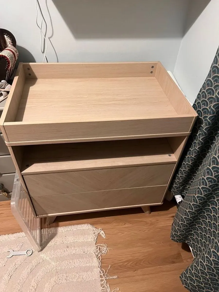 Baby Changing Table with Drawers - Image 1
