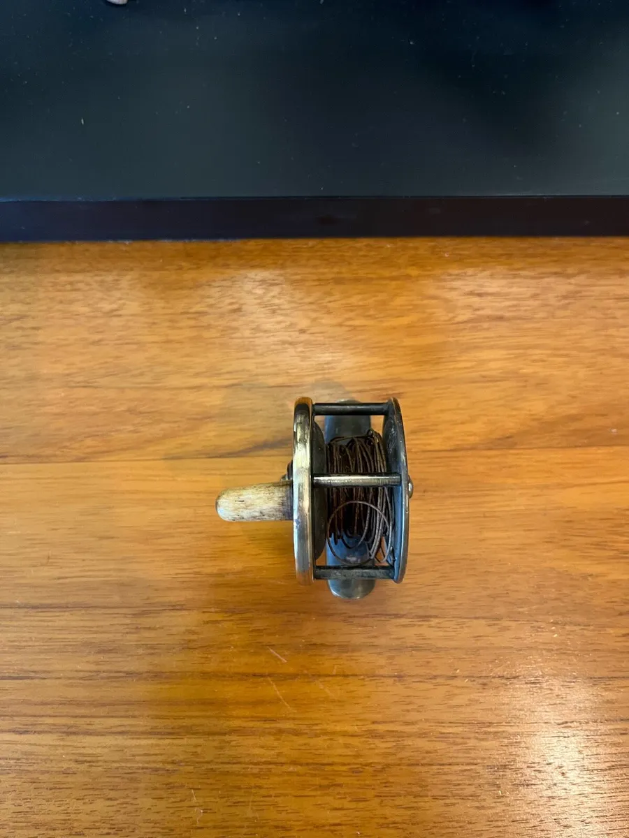 Antique 2” Brass Reel - Image 4