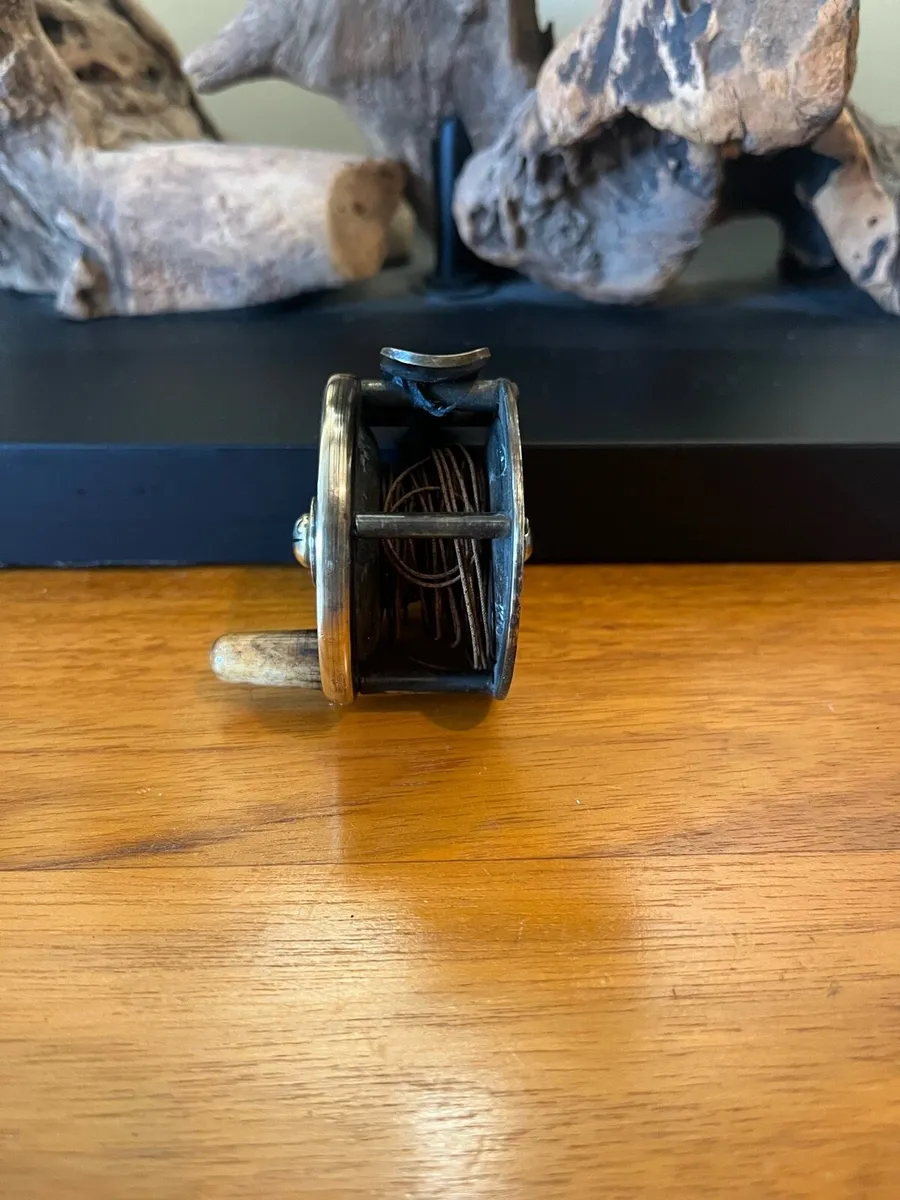 Antique 2” Brass Reel - Image 3