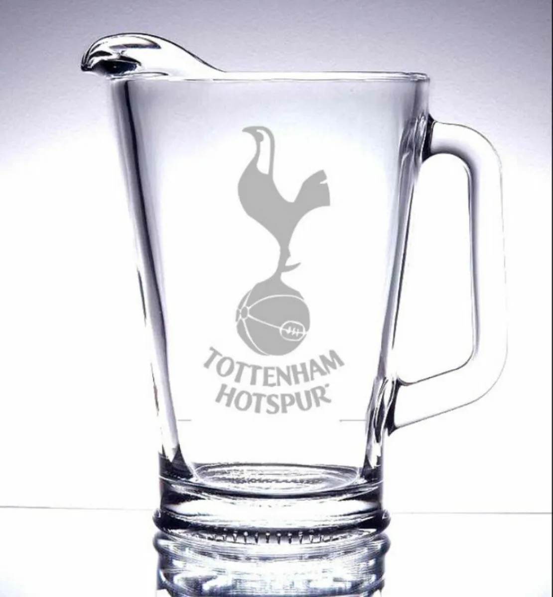 Large Vintage Glass Football Club Pitchers - Image 3