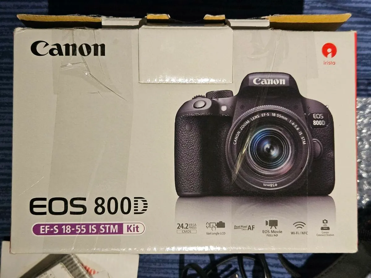 Canon 800d + 18-55 Stm Camera Kit - Image 1