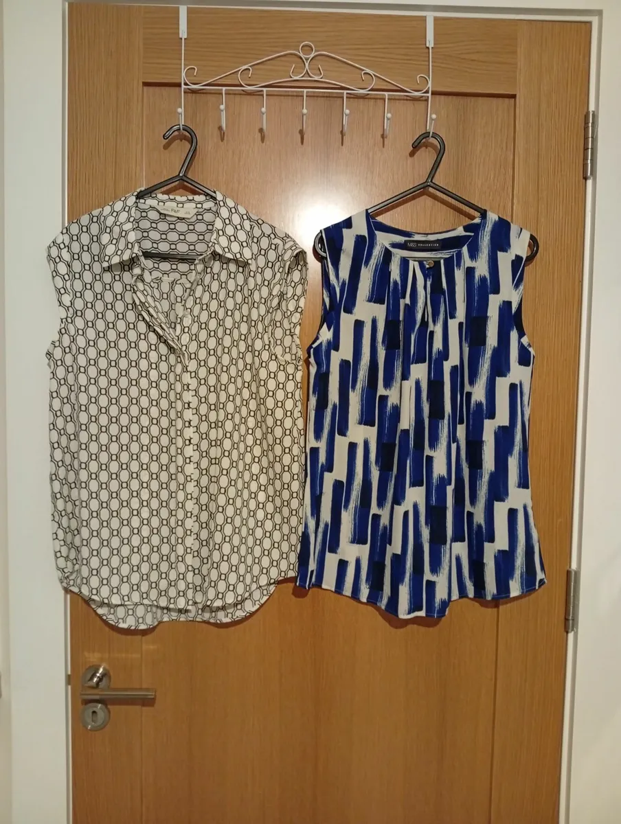 Womens Sleeveless Shirts, New, Size 8-10 - Image 2