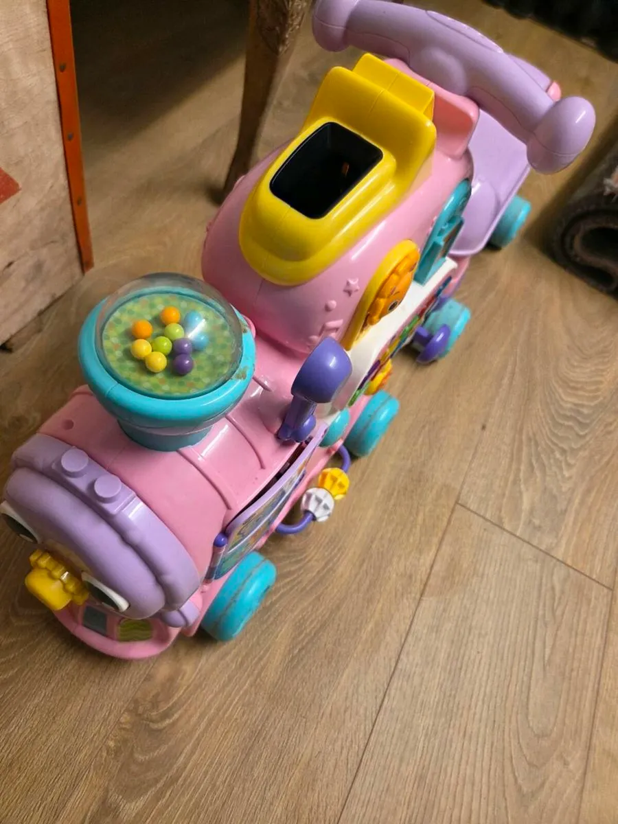 VTech 4-in-1 Alphabet Train Pink - Image 2
