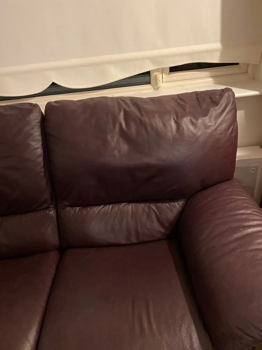 Leather Sofa - Image 4