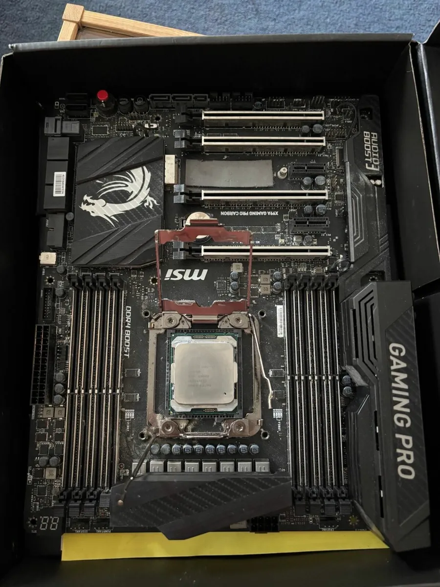 MSI X99A Gaming Pro Carbon + Intel i7-6850K COMBO - Image 1