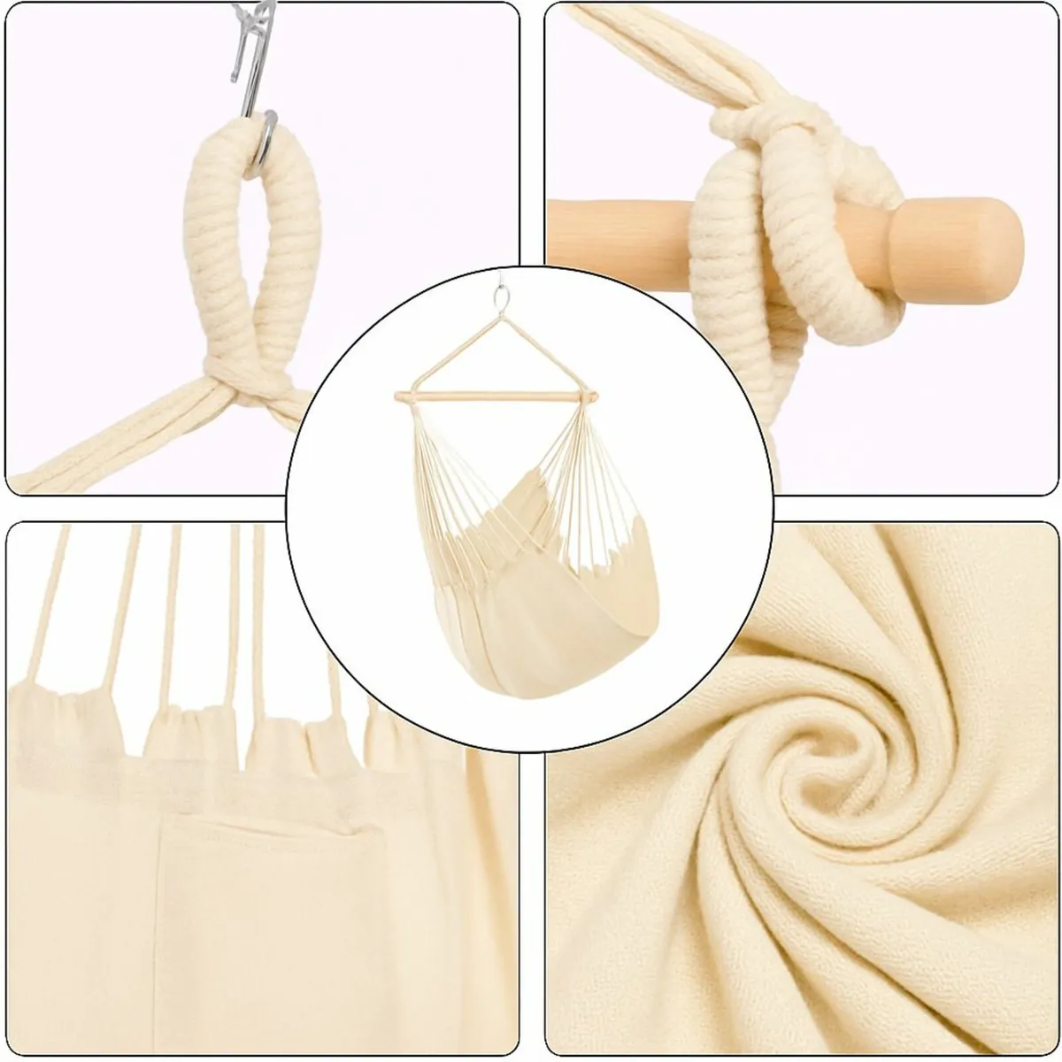 Brazilian Hammock Swing Hanging Chair Garden - Image 3