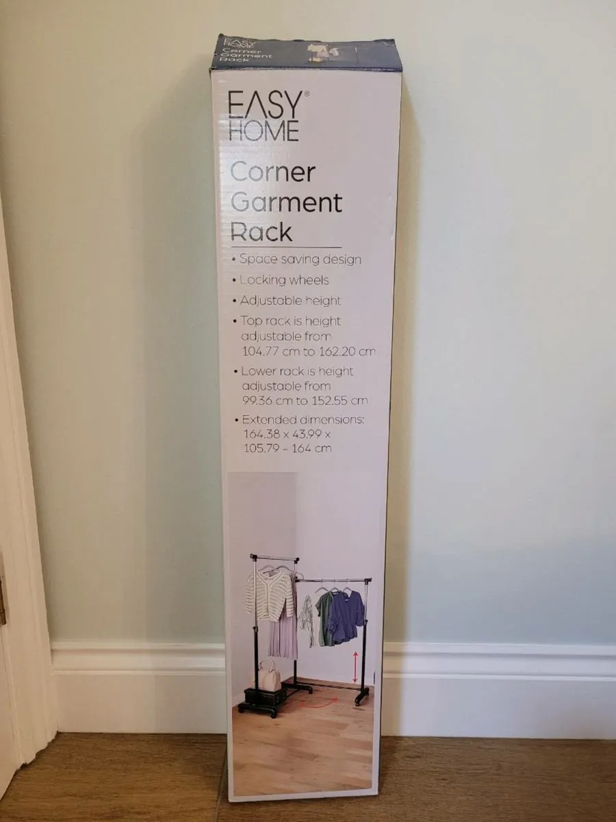 Corner Garment Rack - Image 1