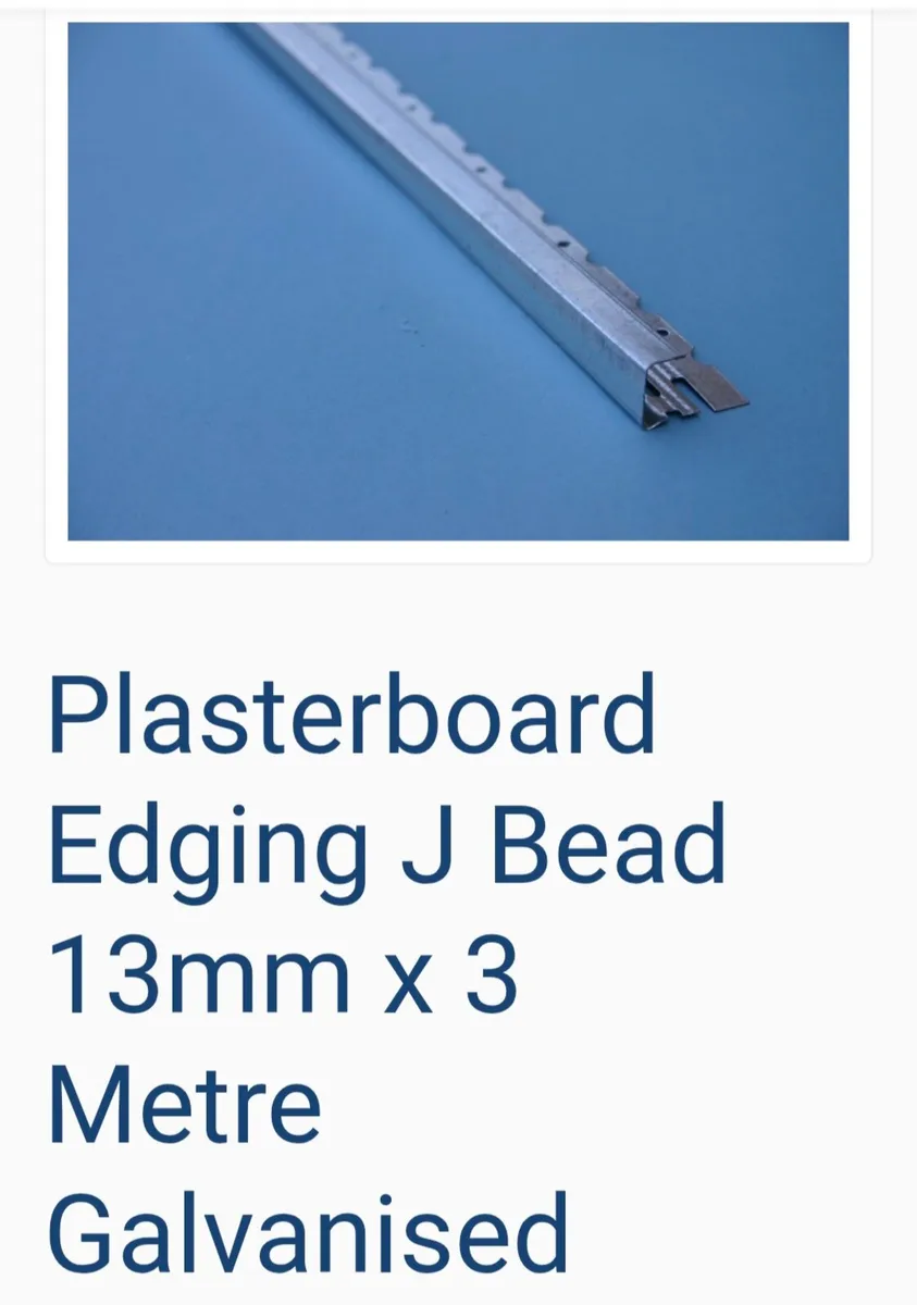 Plasterboard J bead - Image 2