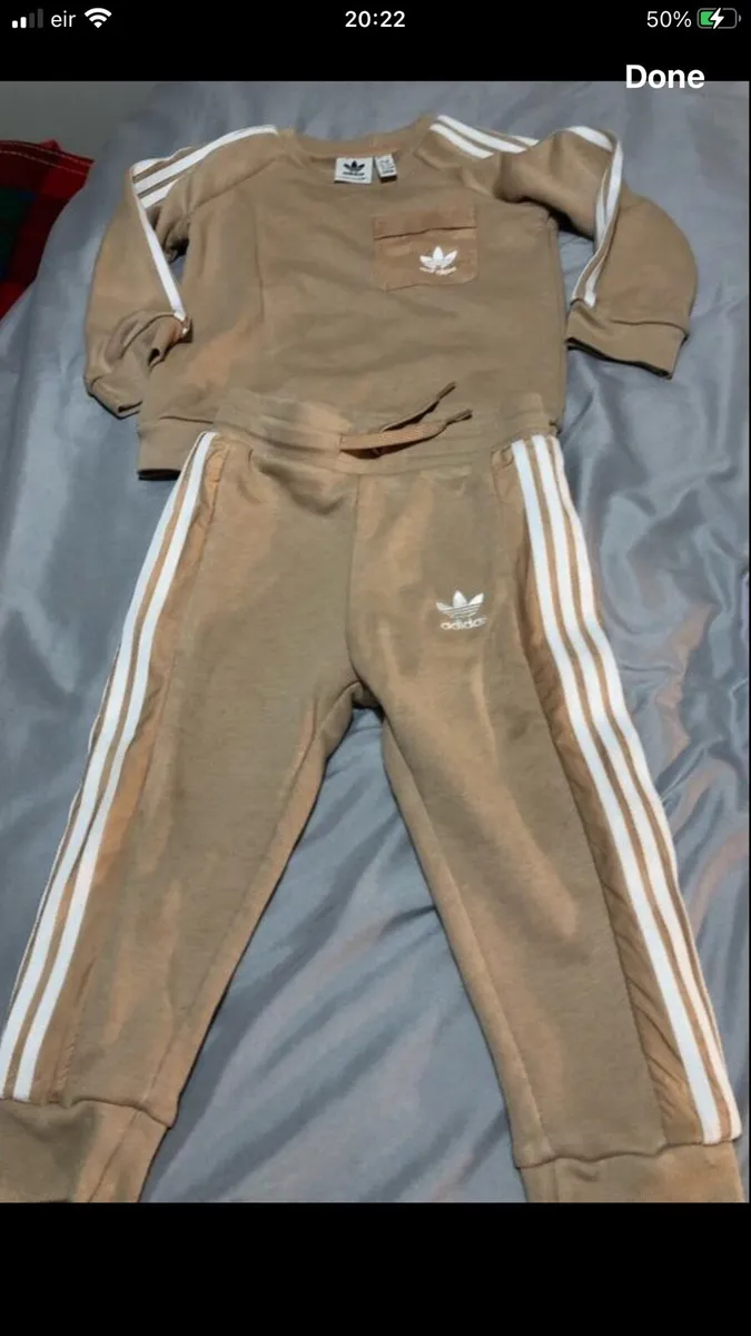 Boys adidas tracksuit 18/24 mths €10 - Image 1