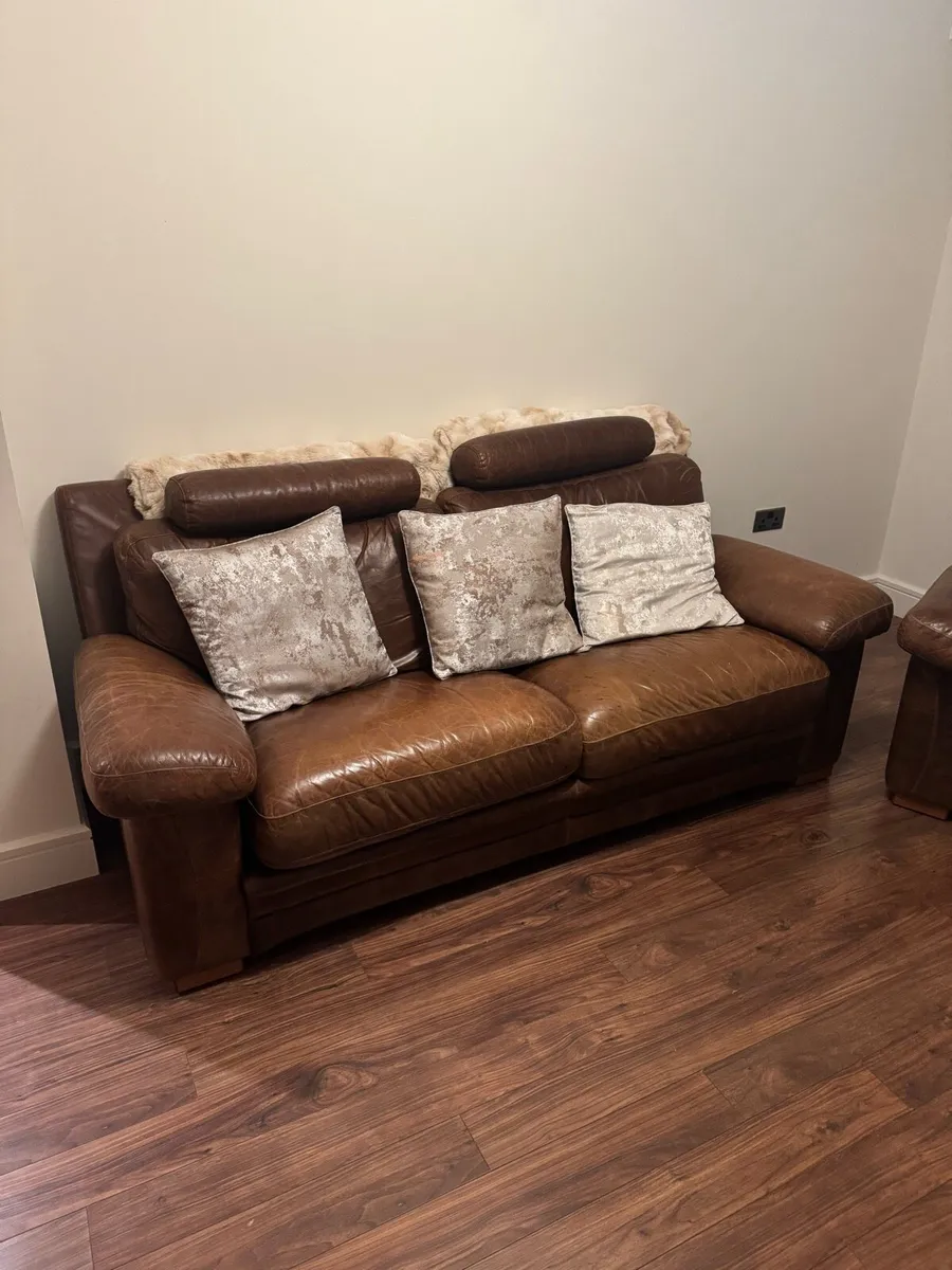 2-Seater Sofa + Armchair - Image 2