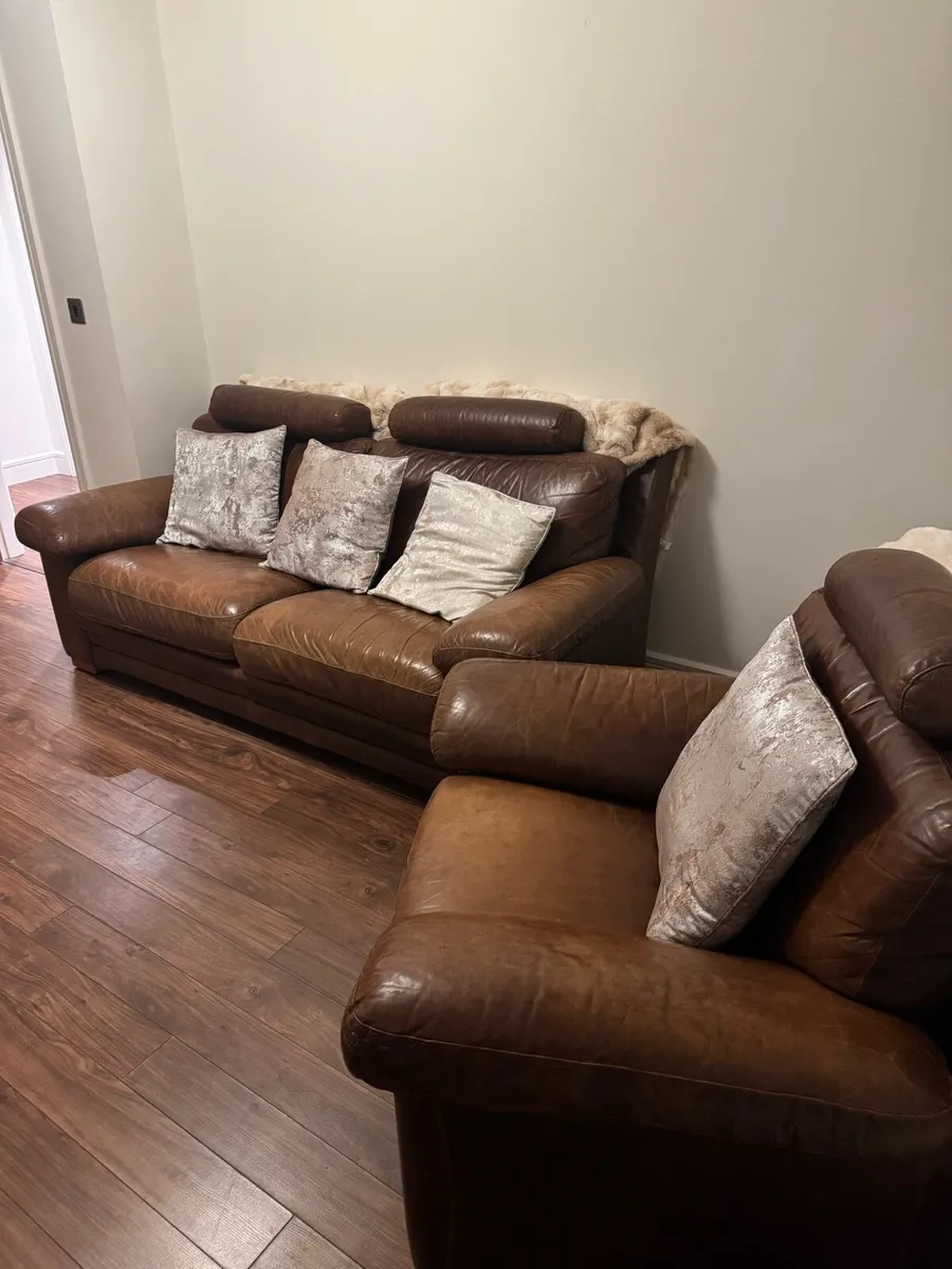 2-Seater Sofa + Armchair - Image 3