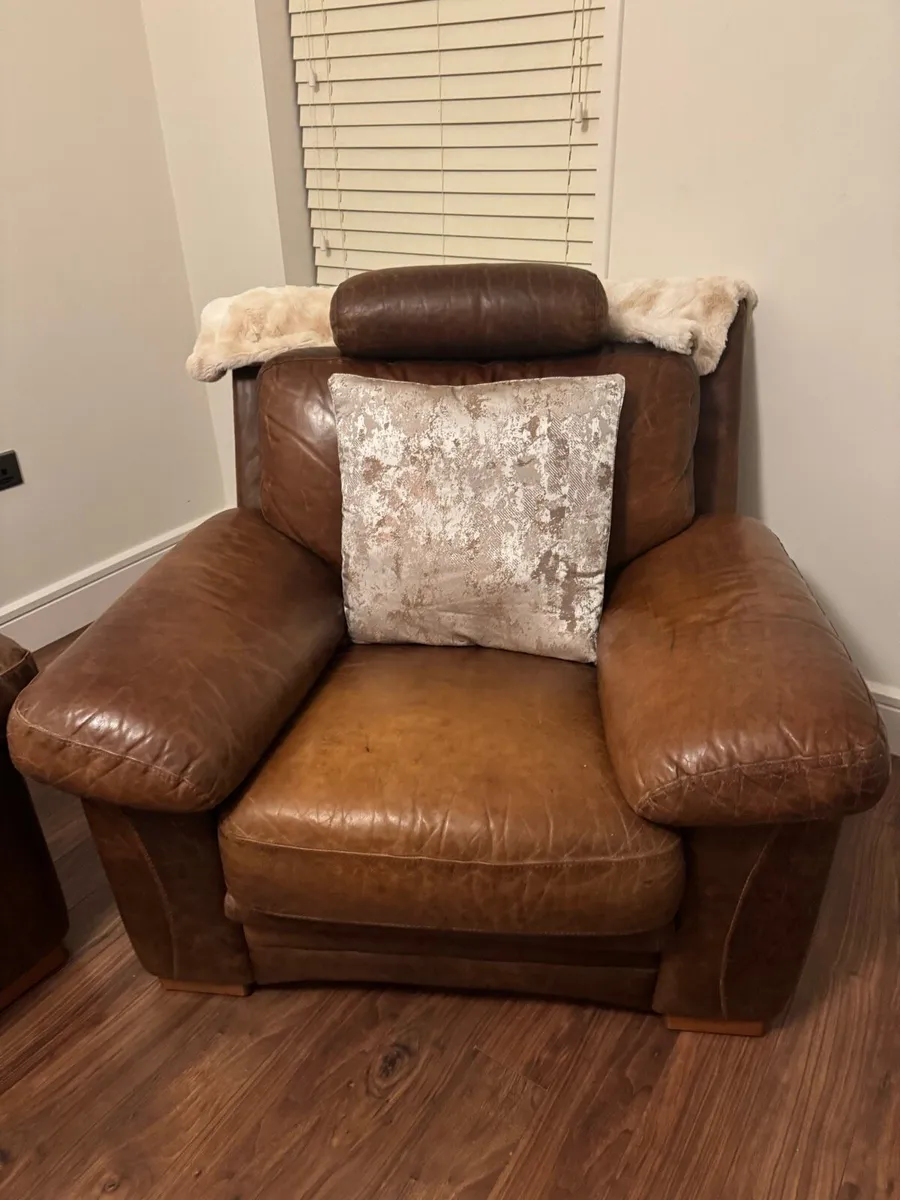 2-Seater Sofa + Armchair - Image 4