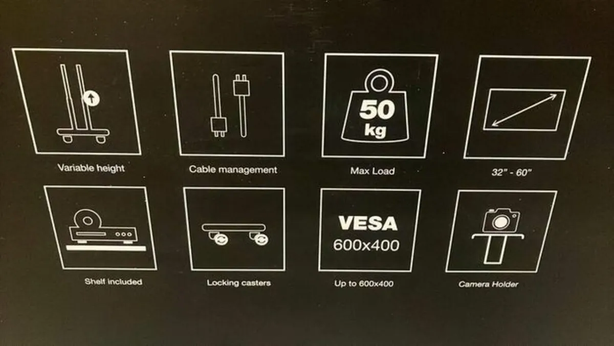 TV Bracket Floor Mobile Type Conference Stand - Image 2