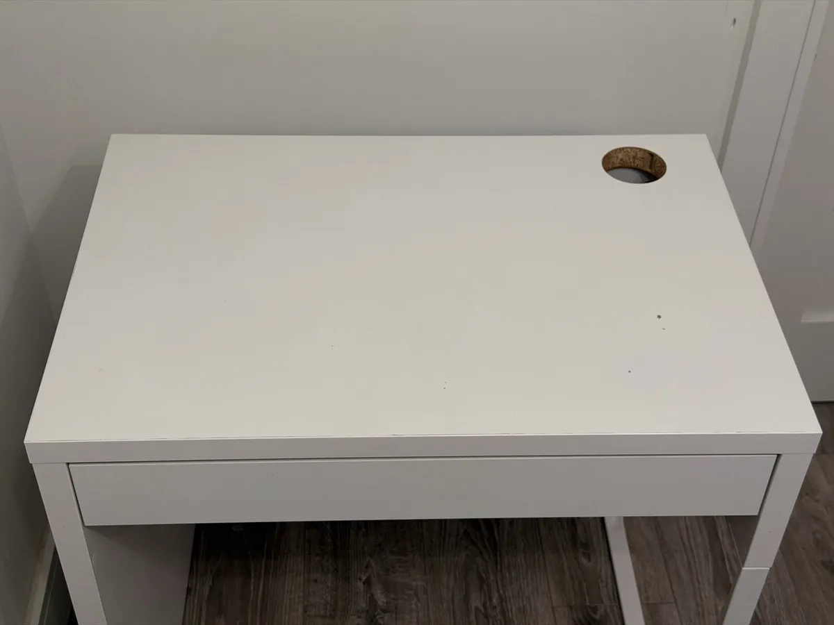 MICKE IKEA Desk, white, 73x50 cm - Image 2