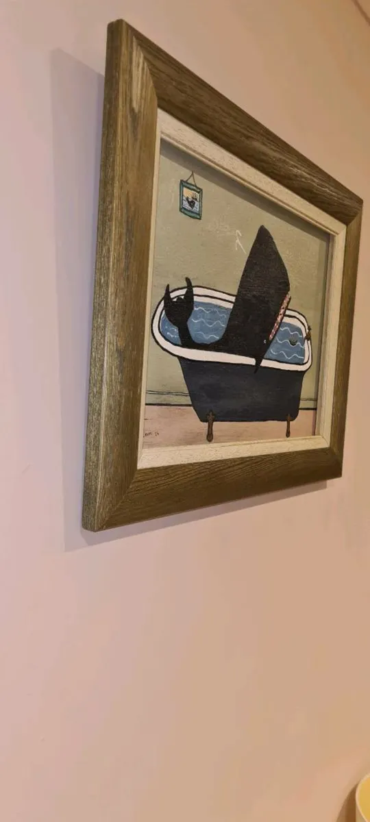 Contemporary Minimalist Niave Original Painting - Image 2