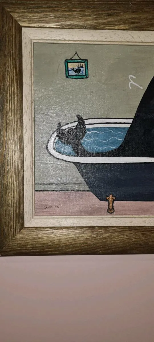 Contemporary Minimalist Niave Original Painting - Image 3