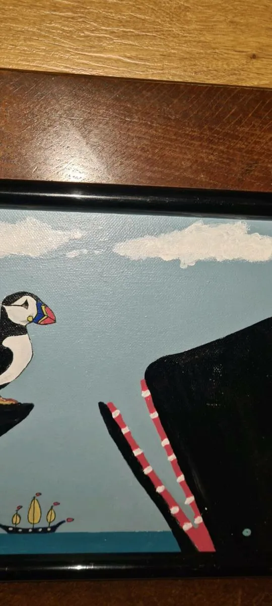 Contemporary Minimalist Niave Original Painting - Image 2