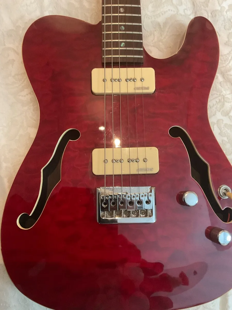 Harley Benton hollow body telecaster - Image 2