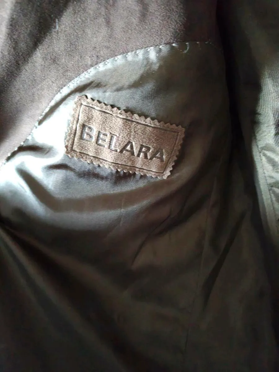 Brown Suede-Look Blazer Jacket – Size 52 (Large) - Image 3