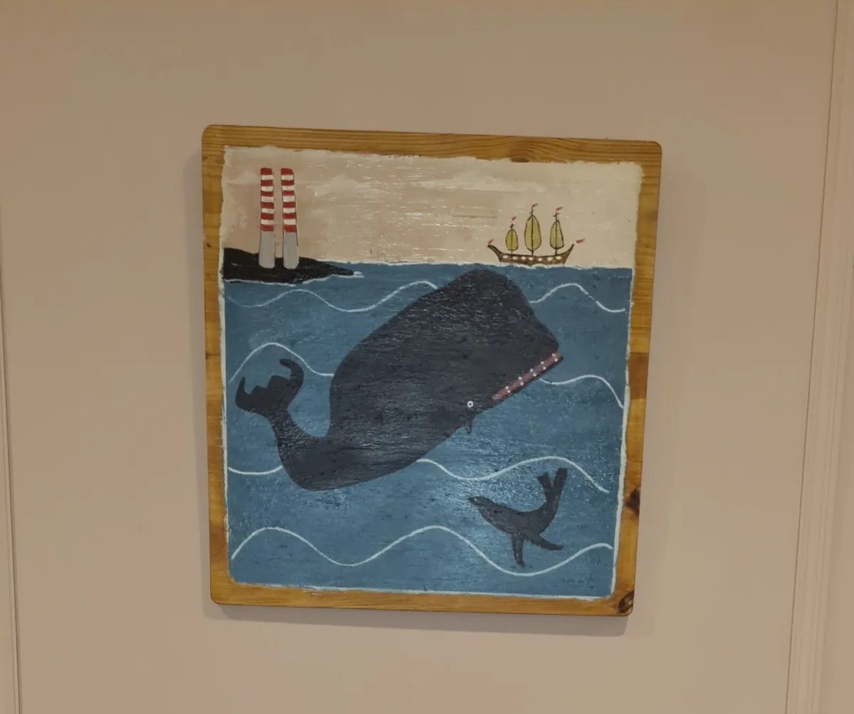 Contemporary Minimalist Niave Original Painting - Image 1