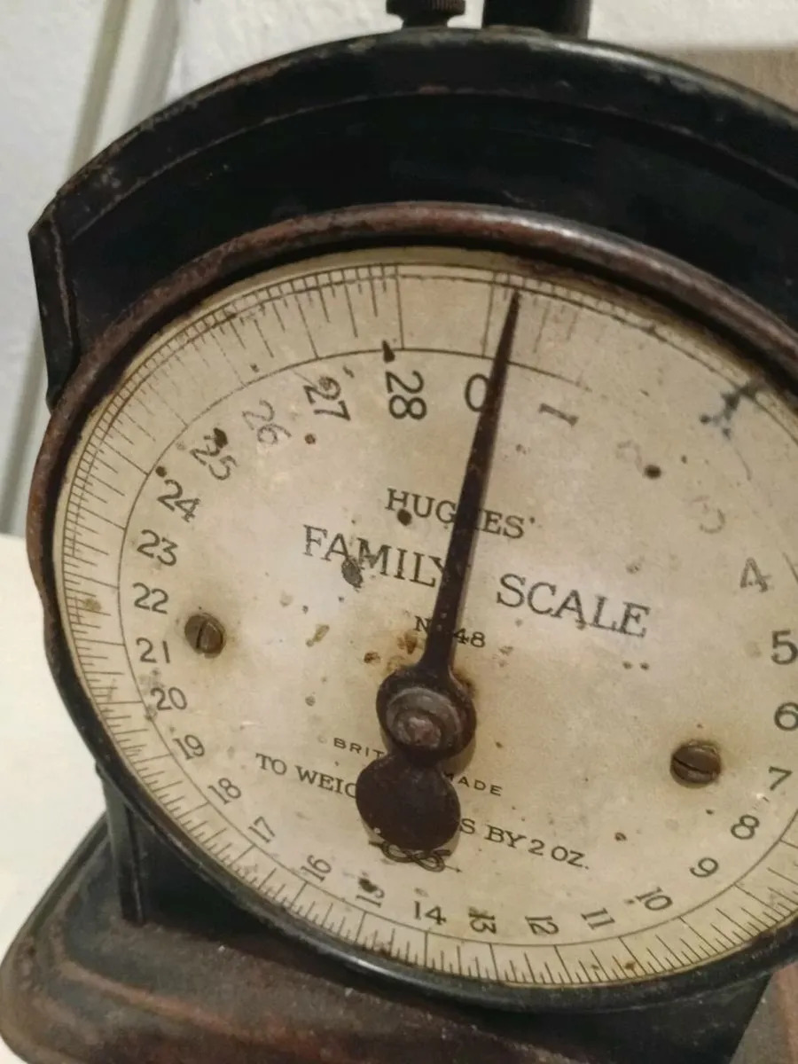 antique cast iron hughes family scale model 48 - Image 4