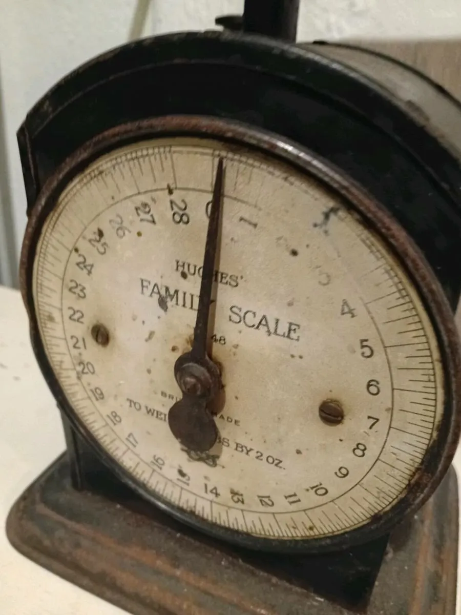 antique cast iron hughes family scale model 48 - Image 3