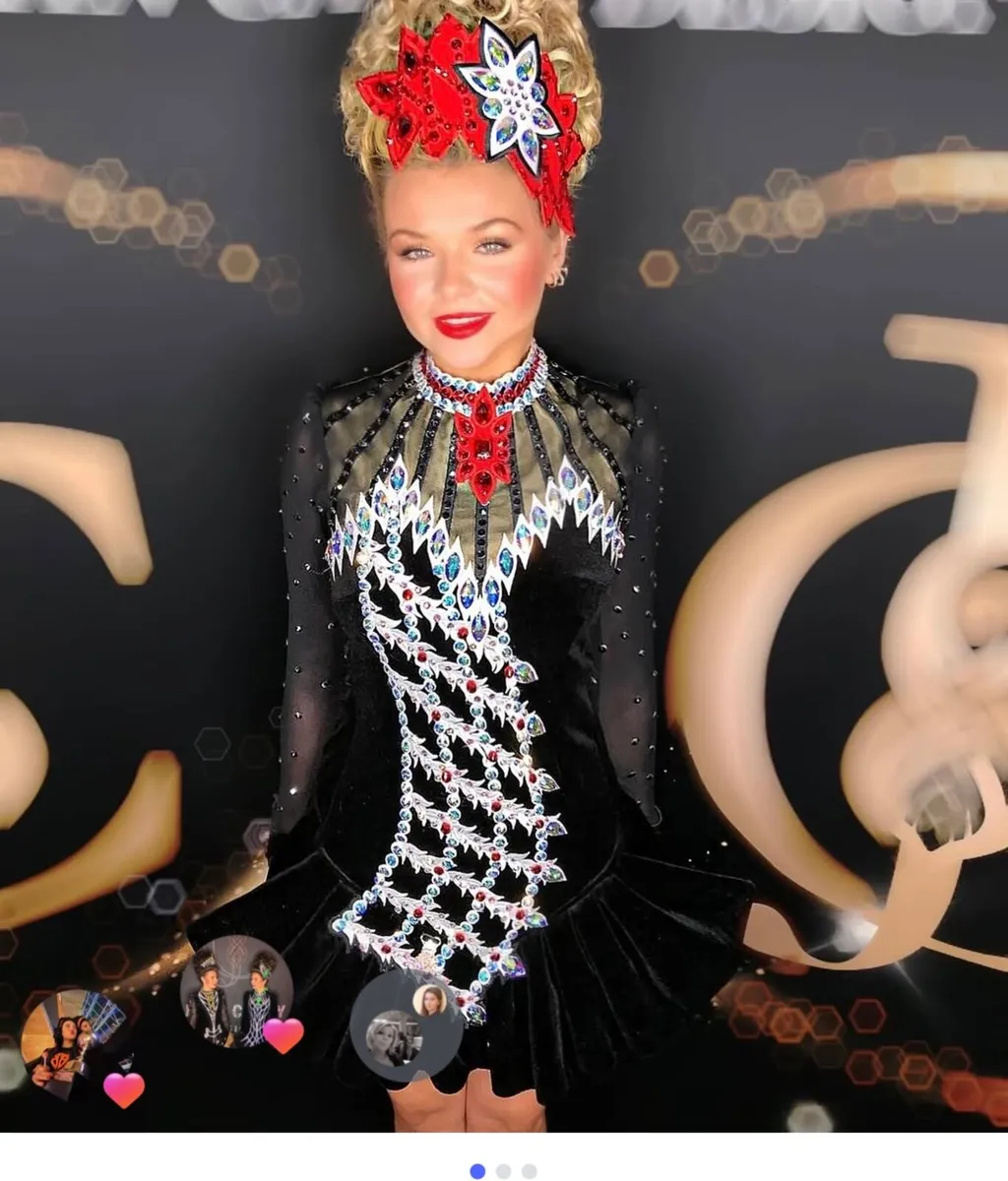 Stunning John Carey Irish Dance Dress for sale - Image 2