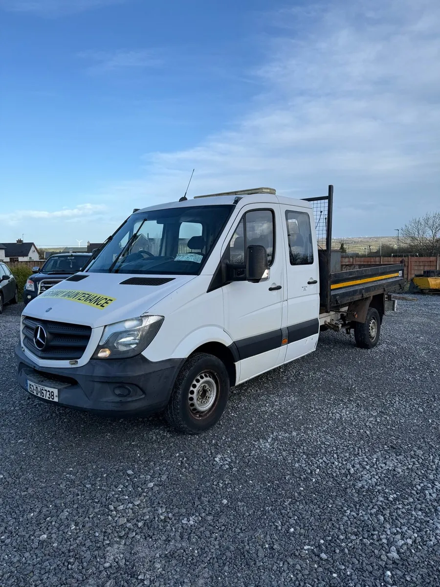 Mercedes Sprinter Crewcab Tipper - Image 2