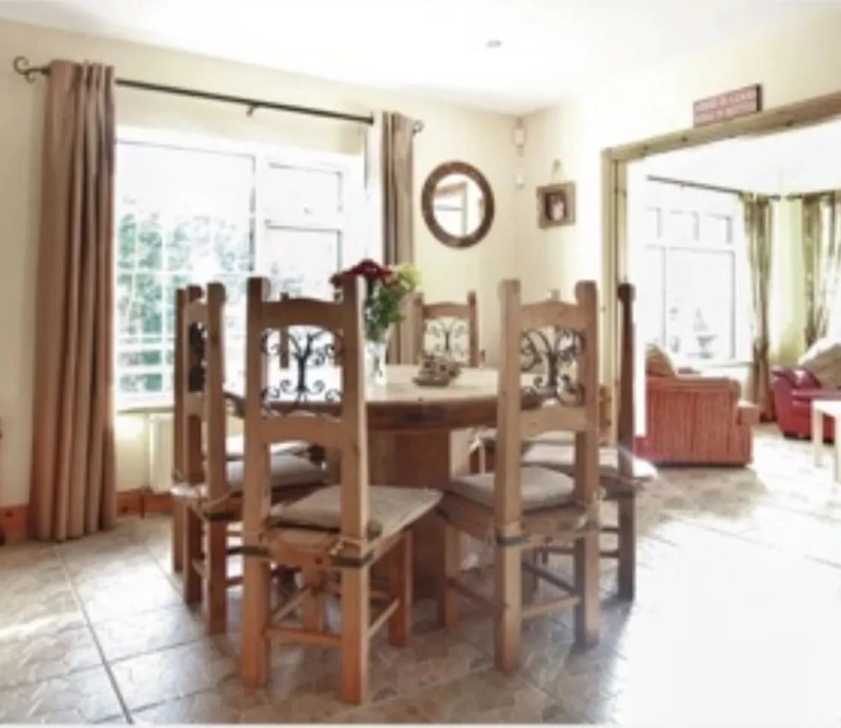 Octagon Dining Table & 8 Chairs