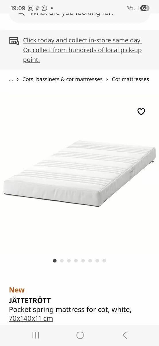Baby mattress - Image 1