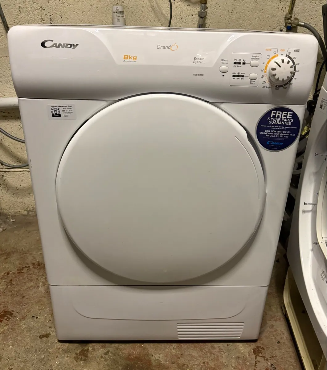 Candy Condenser Dryer - 8kg Drum
