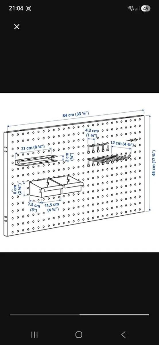 Ikea Bror Pegboard - Image 3